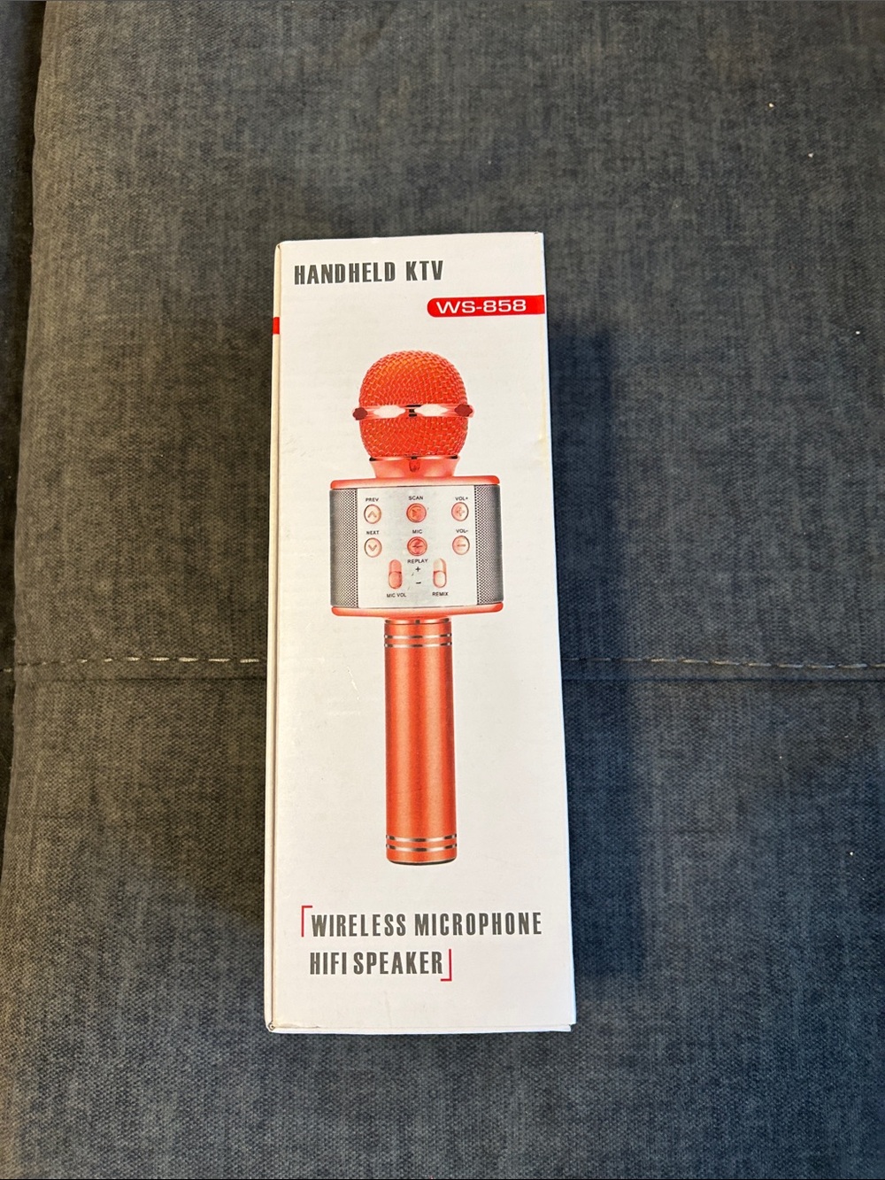NWOT - WS-858 Wireless Karaoke Microphone - Pink